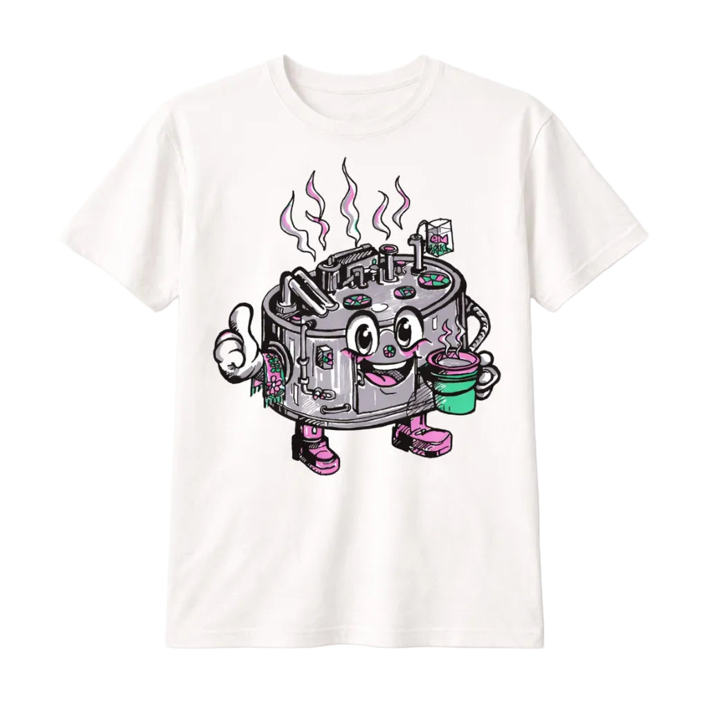 Adults Steam Tank Printed Shirt